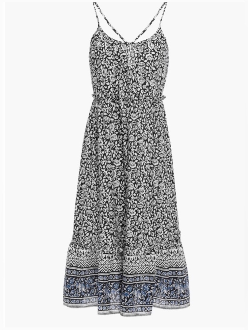 Veronica Beard Ayesha floral midi dress size M